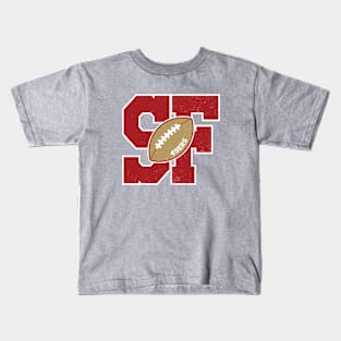 Big Bold San Francisco 49ers Monogram Kids T-Shirt